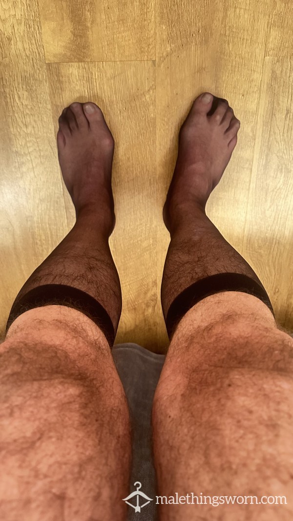 Sheer Silky Black OTC Socks
