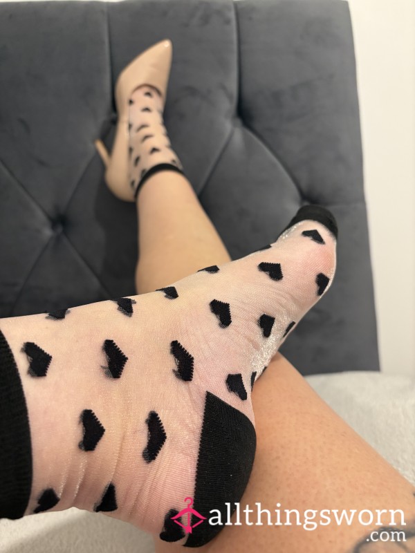 Goddess’s Sheer Socks Worn 24hrs