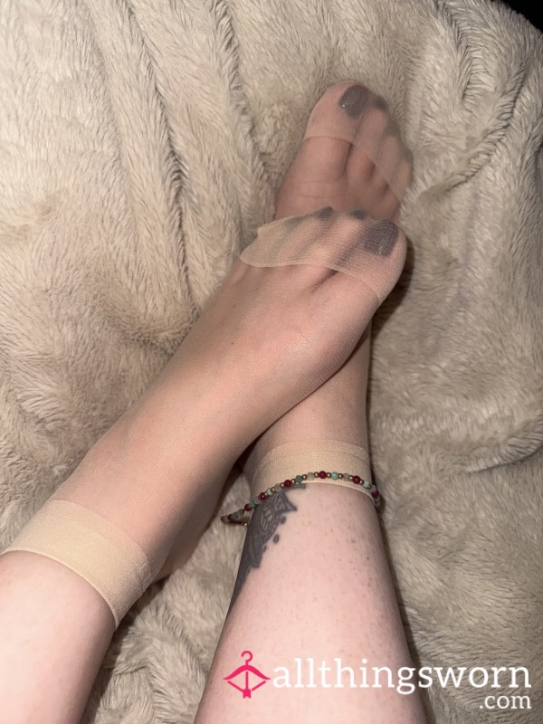 Sheer Socks Worn For 24 Hours ♥️