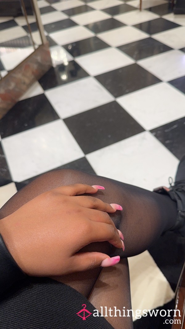 Sheer Temptation - Worn Pantyhose