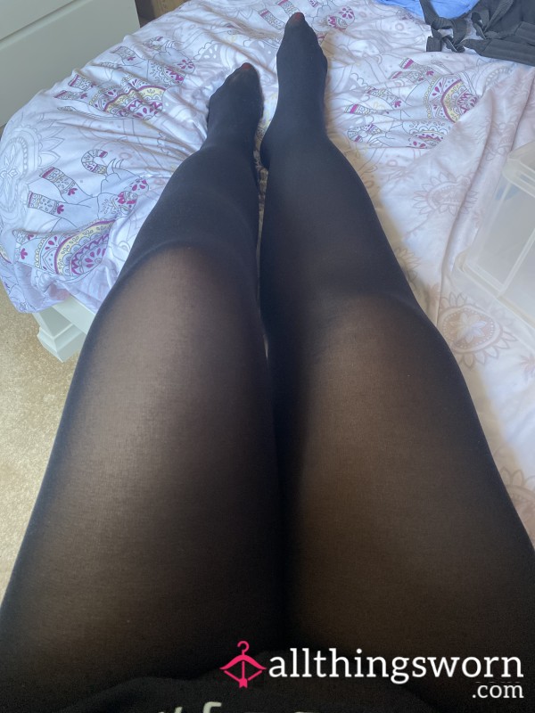 Sheer Tights Tease | 10 Pics, No Undies 🔥