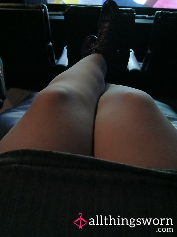 Sheer Tights - Worn To The Cinema