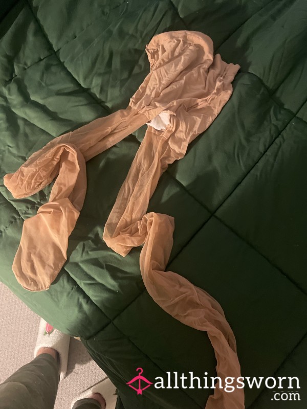 Sheer Worn Nylons