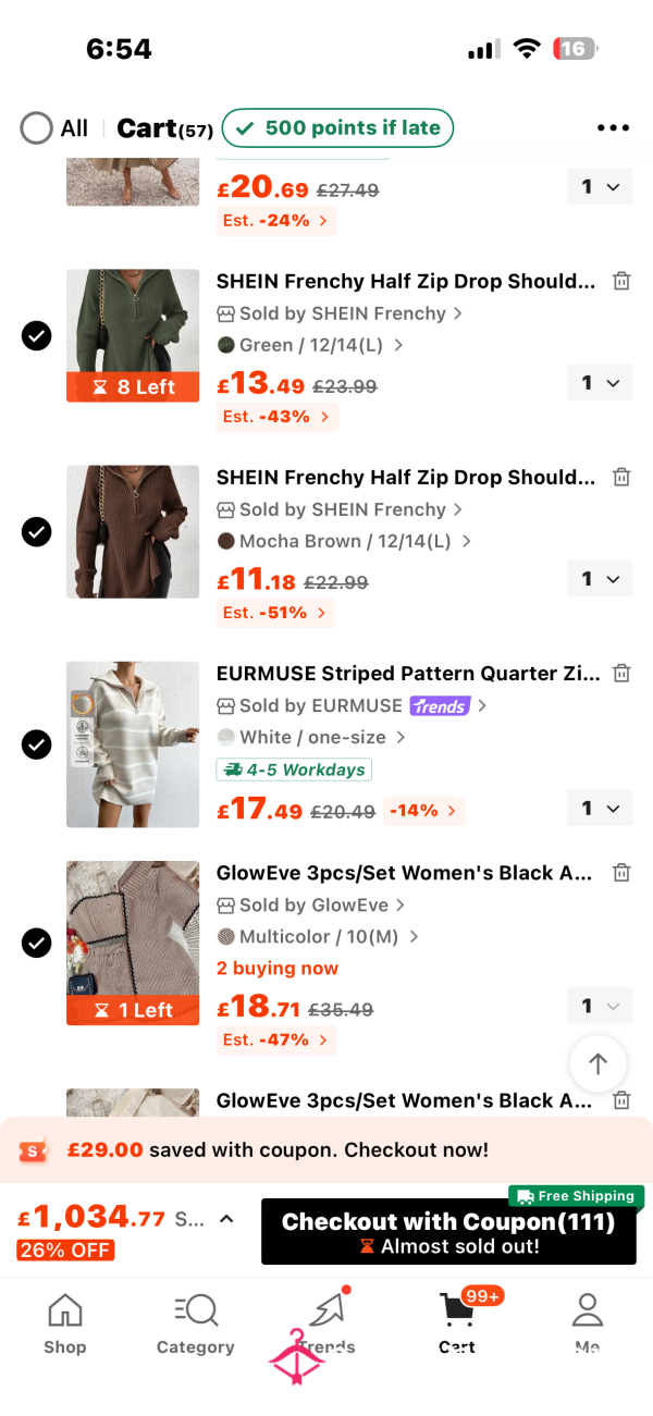 SHEIN Order