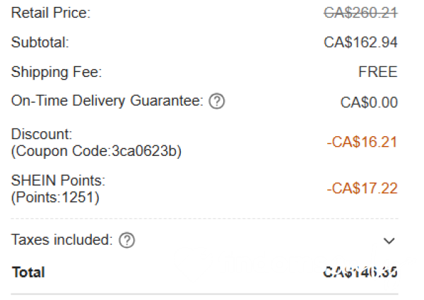 Shein Reimbursement Opportunity