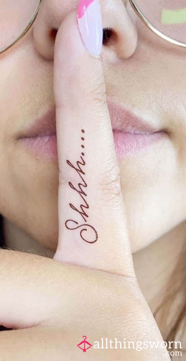 Shhh..don’t Tell Anyone