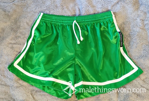 Athletic Green Gym Shorts (S)