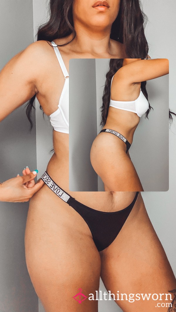 Shine Strap Satin Thong (Not VS)
