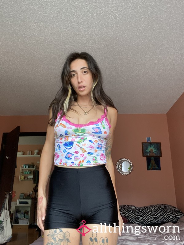 SHINY BIKE SHORTS