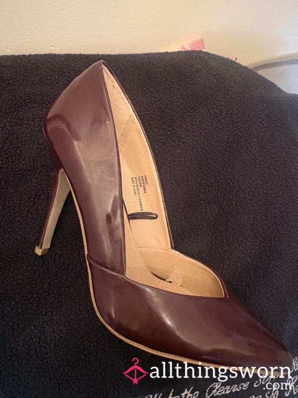 Shiny Stiletto Heels