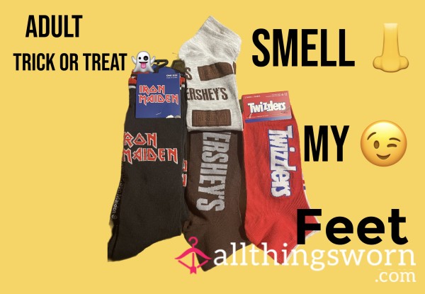 *shipping IS Included* PICK A FLAVOR ;) BUY ONE PAIR OF SOCKS & GET 5 FEET PICS