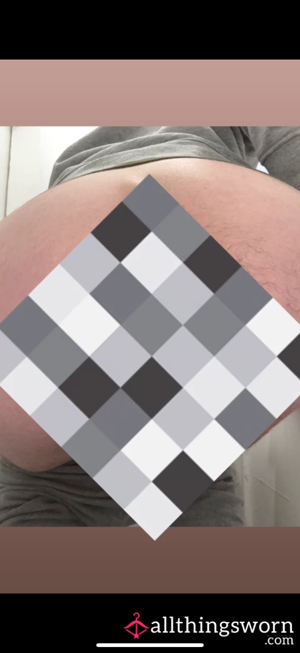 Sh*tTY Arse Before And After Wipe