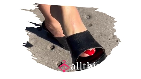 Shoe Dangling Tease