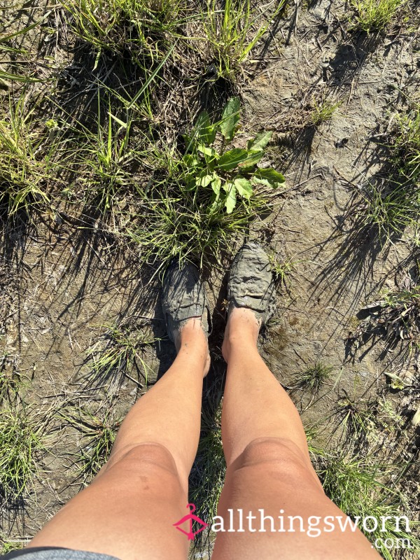 Shoe Ruining - Feet/Mud Play
