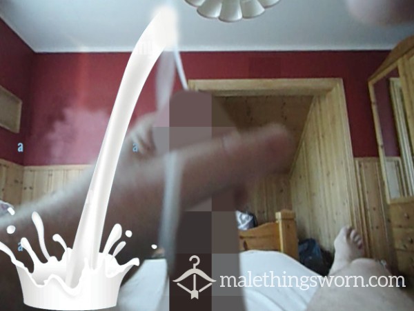 Shooting A Big Load From My Uncut C*ck