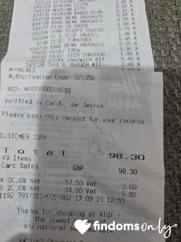 Shopping Reimbursement Opportunity