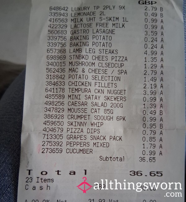 Shopping 🛍 Reimbursement Required