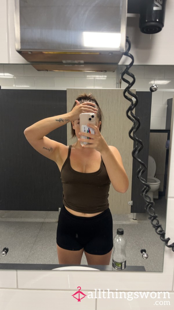 Short Gym Shorts Well Worn