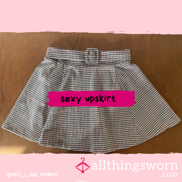 Short Skirt (too Small For Me) That I Can Rub Against And Come On It