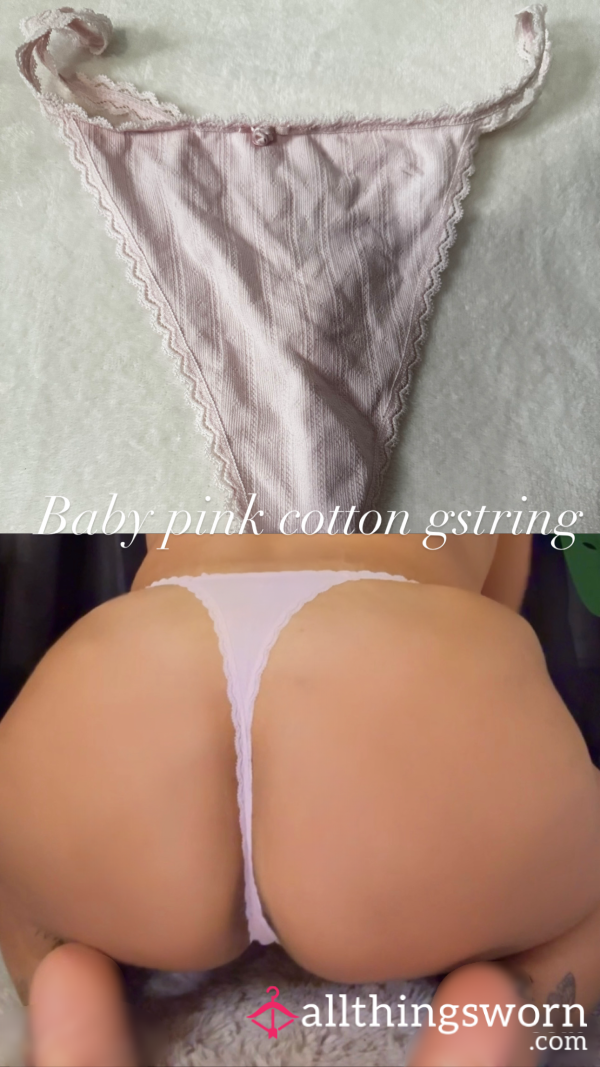 Short Wears 12hr Pink Cotton Gstring