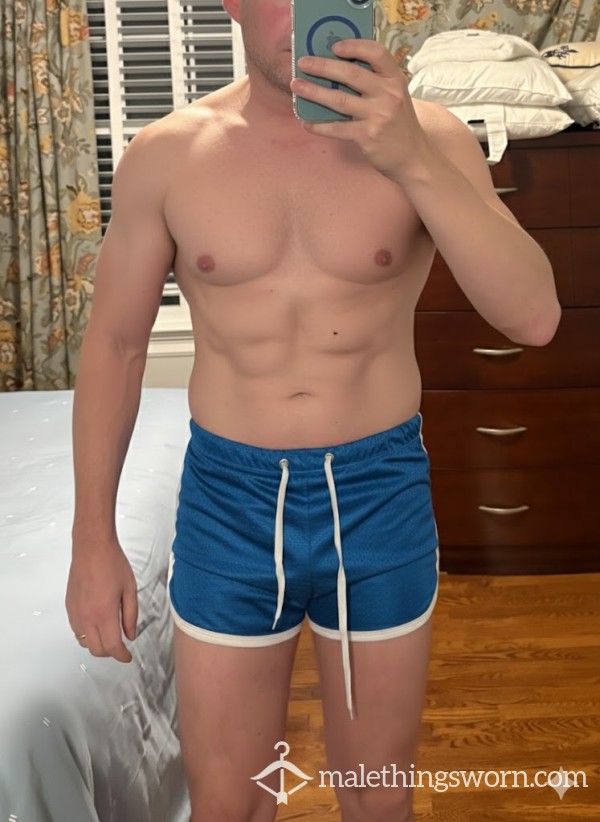 Shorty-short Mesh Shorts - Blue - Medium
