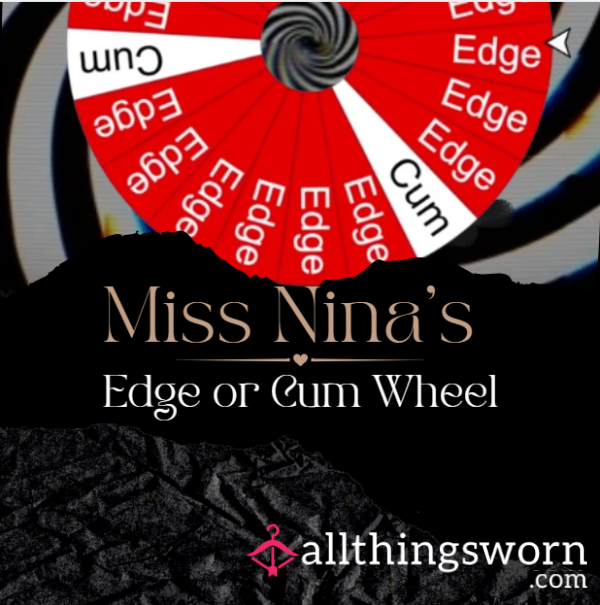 Should You Edge Or Should You C*m? 🖤 Spin My Wheel