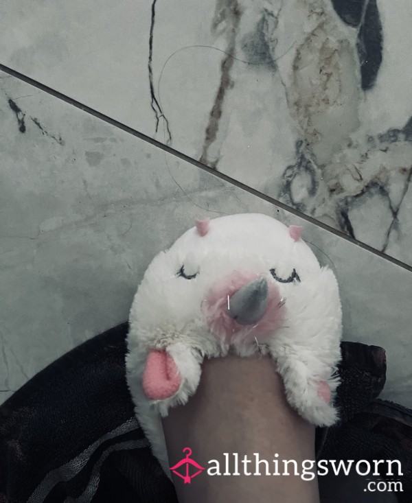 Shower Content Getting Into Slippers