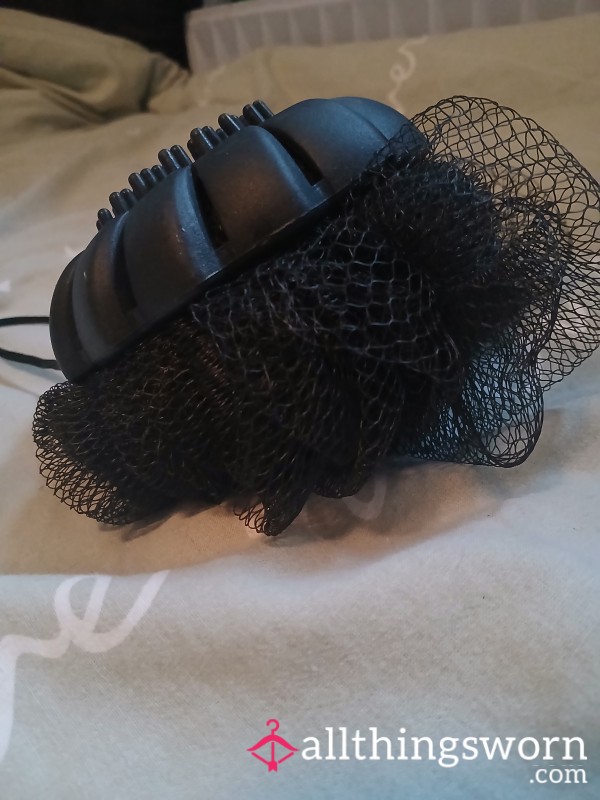 Shower Scrubber Complete With Pubic Hair Hair