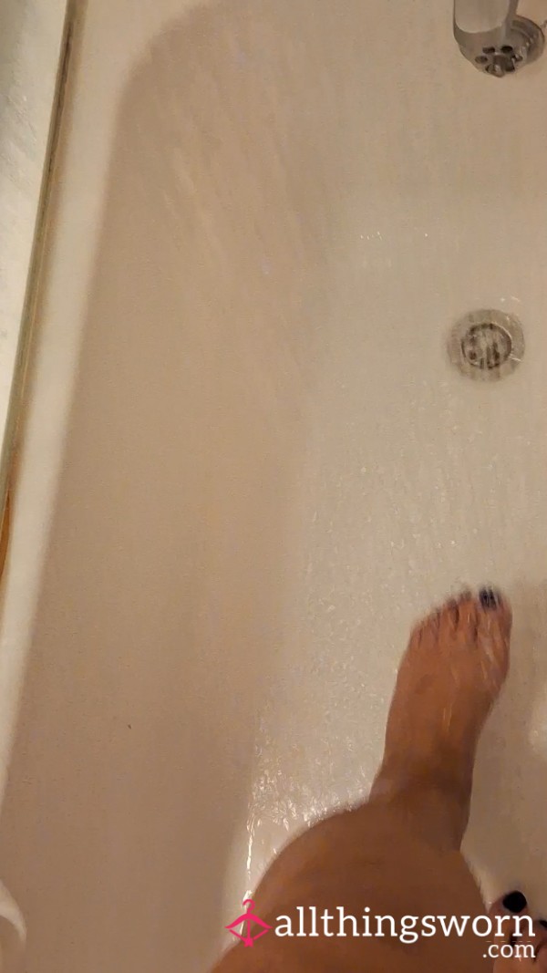 Showering My Feet