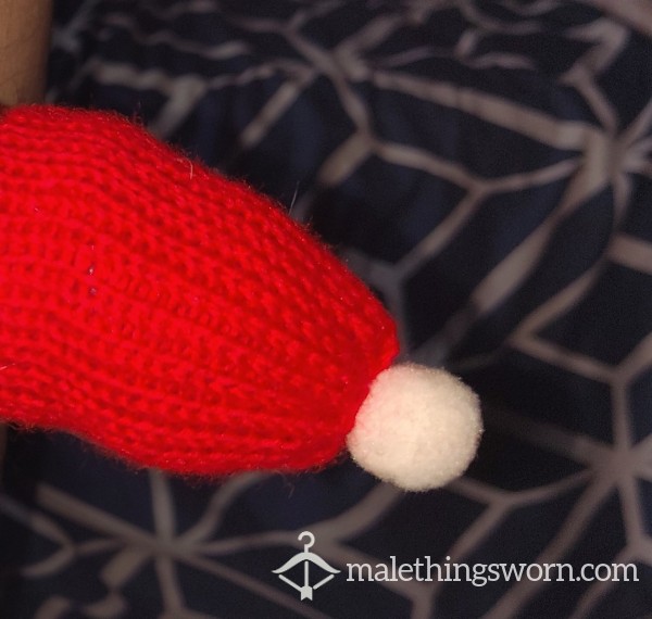 Showing Off My Santa Hat.