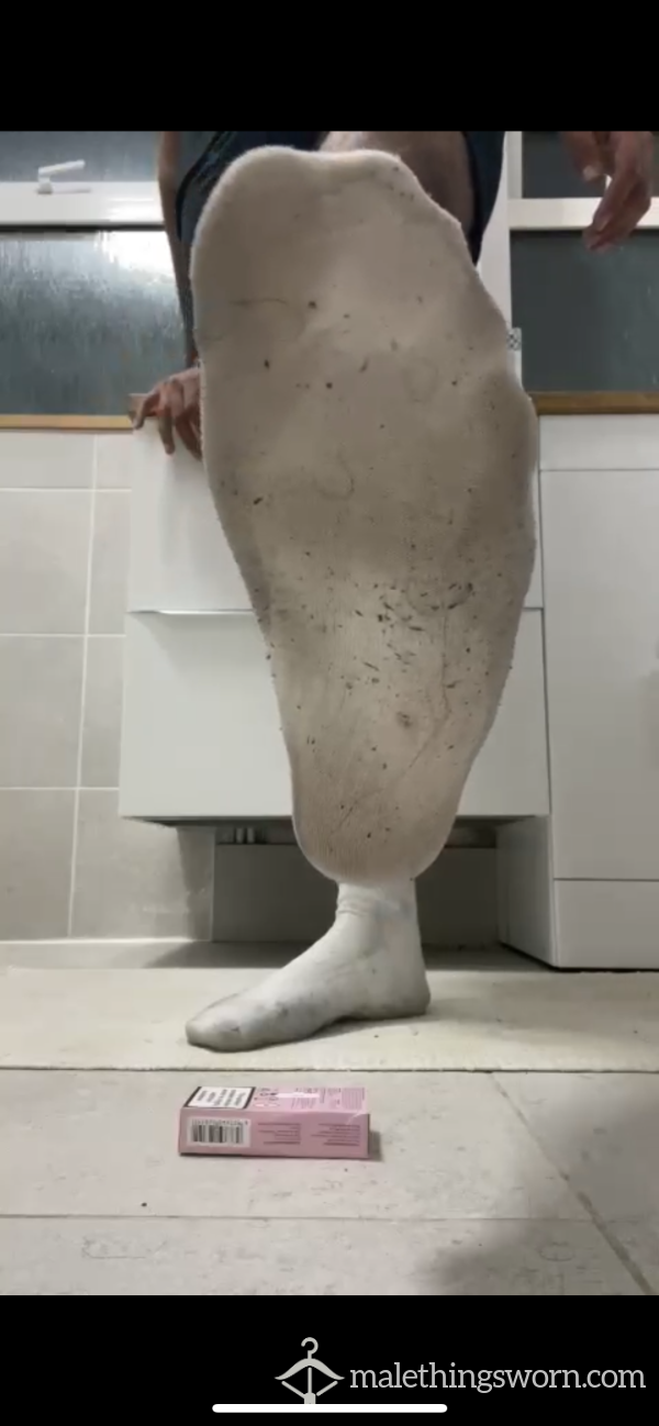 Showing Off My Sweaty Wet Socks