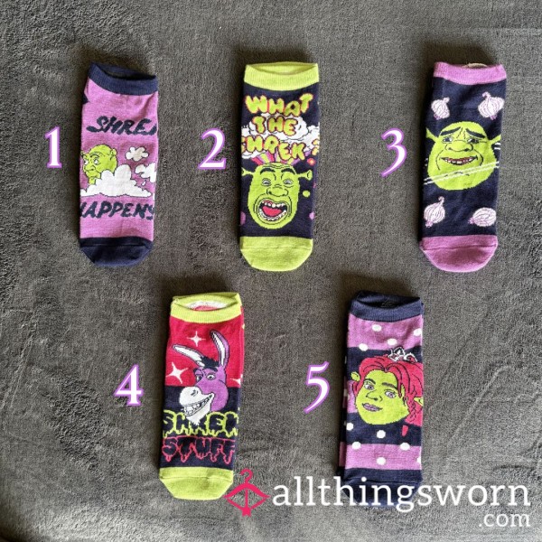 Shrek Ankle Socks