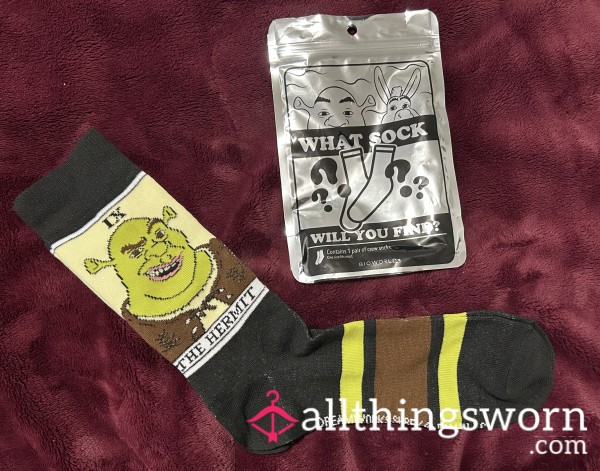~SHREK CREW SOCKS FROM MYSTERY PACK~