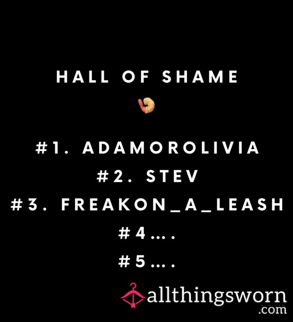 Shrimp Rating - Hall Of Shame
