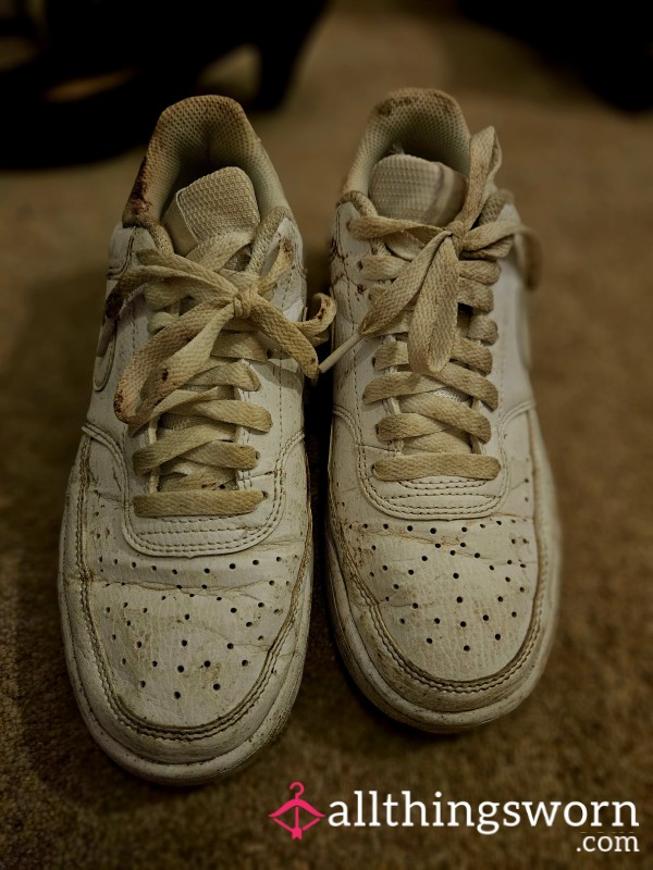 Sick Air Force 1s – Vomit-Soaked & Party-Ruined