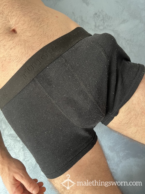 Signature Black Cotton Boxers, 24-Hour Wear
