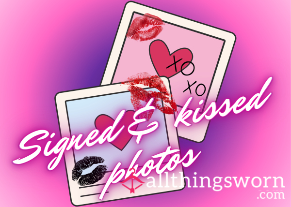 ✒️ Signed & Kissed 💋 Printed Photo From Yours Truly - You Choose The Pic, Request A Custom Or Leave It A Mystery...! ❤️‍🔥