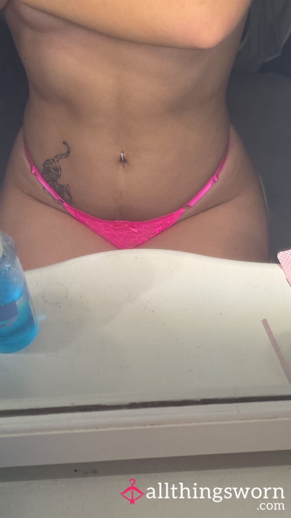 Signiture Hot Pink Lacy Thongs 🥰🥰