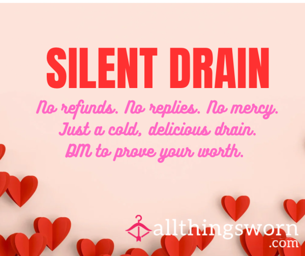 Silent Drain With Goddess Emma