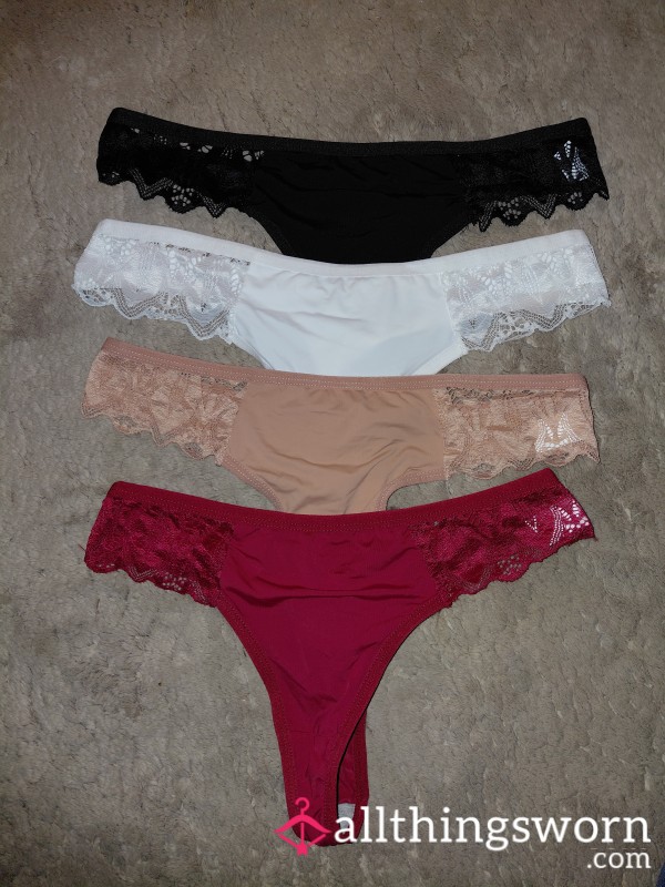 Silk Thongs 4 Colours Still Available