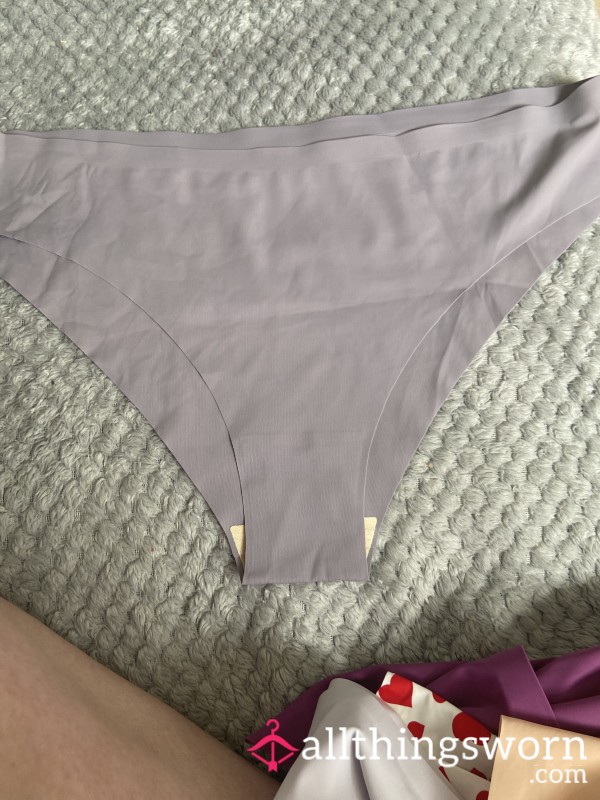 Silk Panties Grey/purple