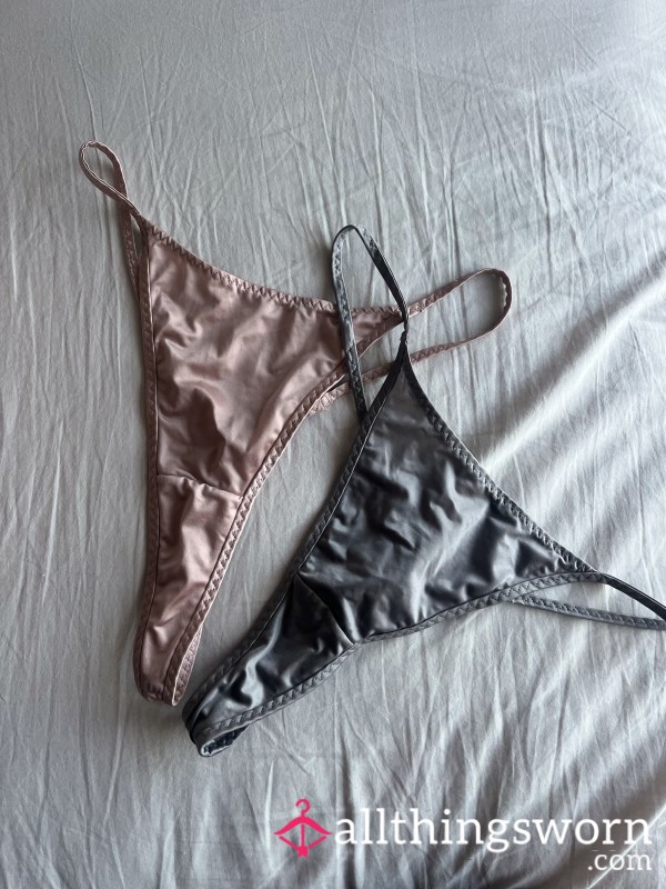 Silk Thong 💗🩶