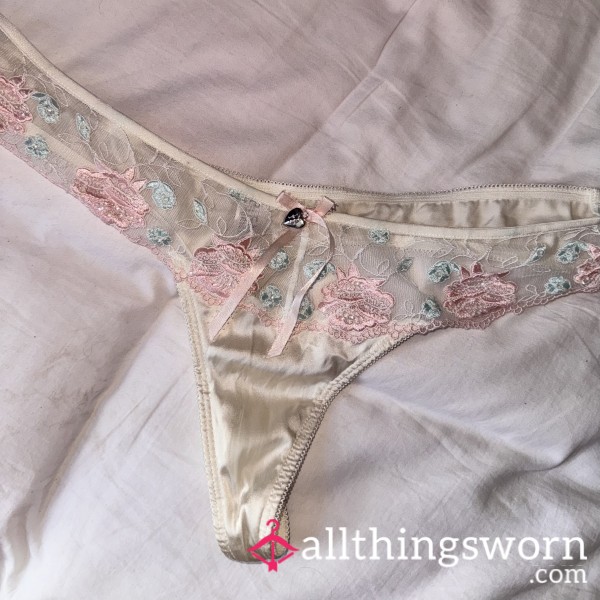 Silk Thong Worn For 2 Whole Days