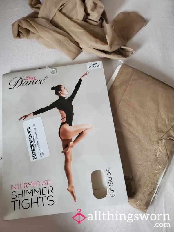 Silky 60 Den Dance Shimmer Tights With Gusset. Worn How You Want