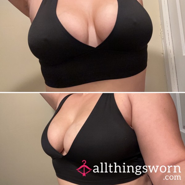 Silky Black Bralette 🖤