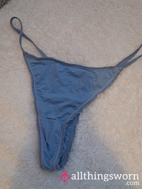 Silky Blue G String