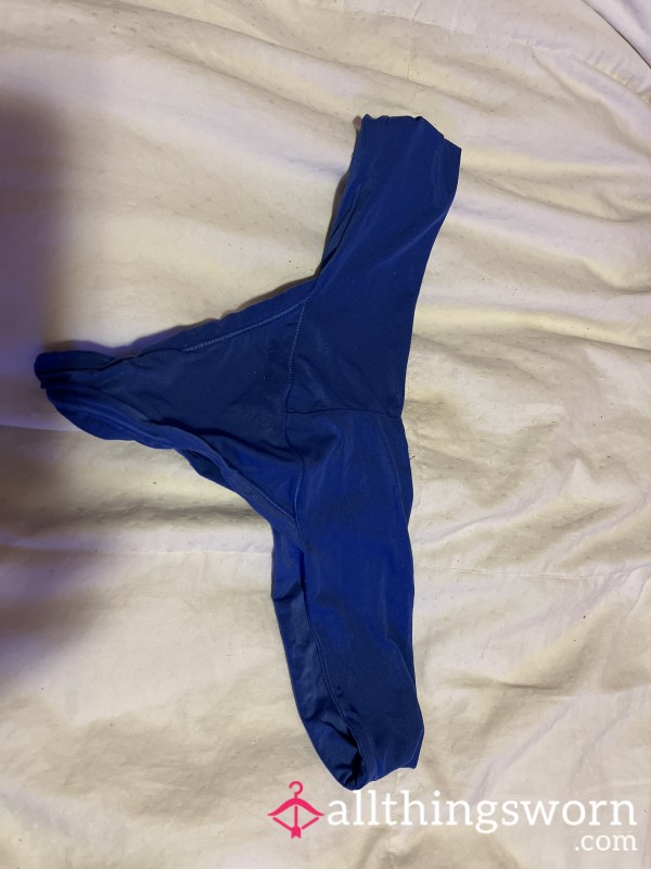 Silky Blue Thong Panty Comes With Seven Day Wear Super Soft