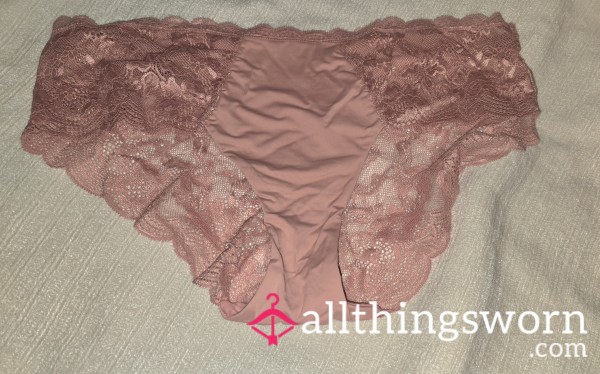 Silky Blush Pink Lace Panties 💕 Unworn & Ready For Your Instructions 😘