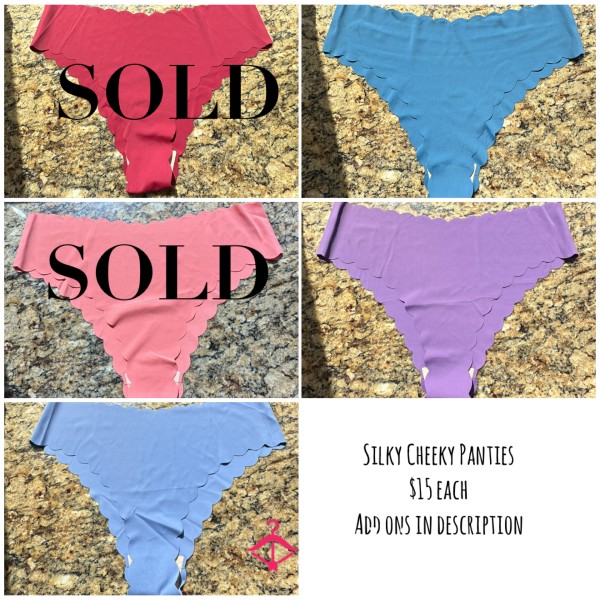 Silky Cheeky Panties Multiple Colors