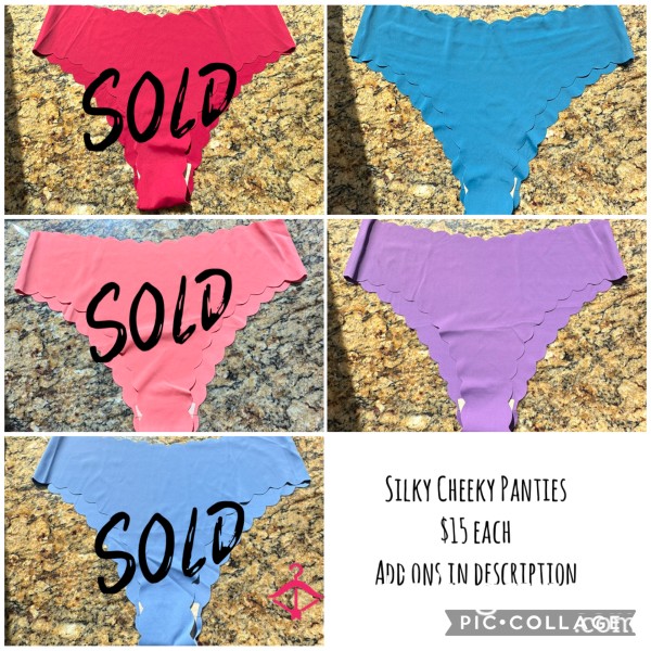Silky Cheeky Panties Multiple Colors